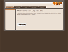 Tablet Screenshot of gatecityfinearts.com